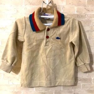 Izod vintage boys long sleeve 70’s shirt button